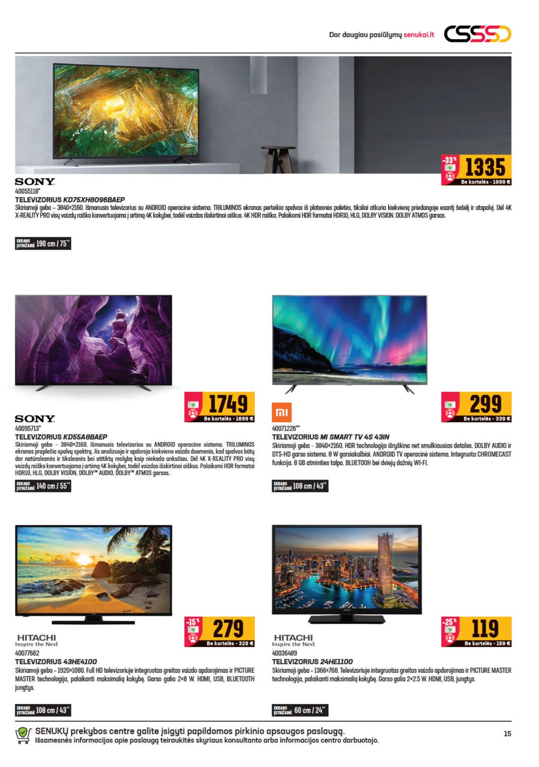 Senukai reklaminis leidinys akcijos nuo 
  2020-11-04 iki 
  2020-11-30 | Leidinukas.lt puslapis 15
