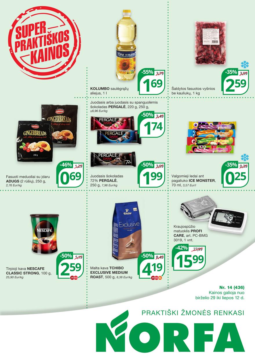 Norfos kaininis leidinys akcijos nuo 
  2023-06-29 iki 
  2023-07-12 | Leidinukas.lt puslapis 1