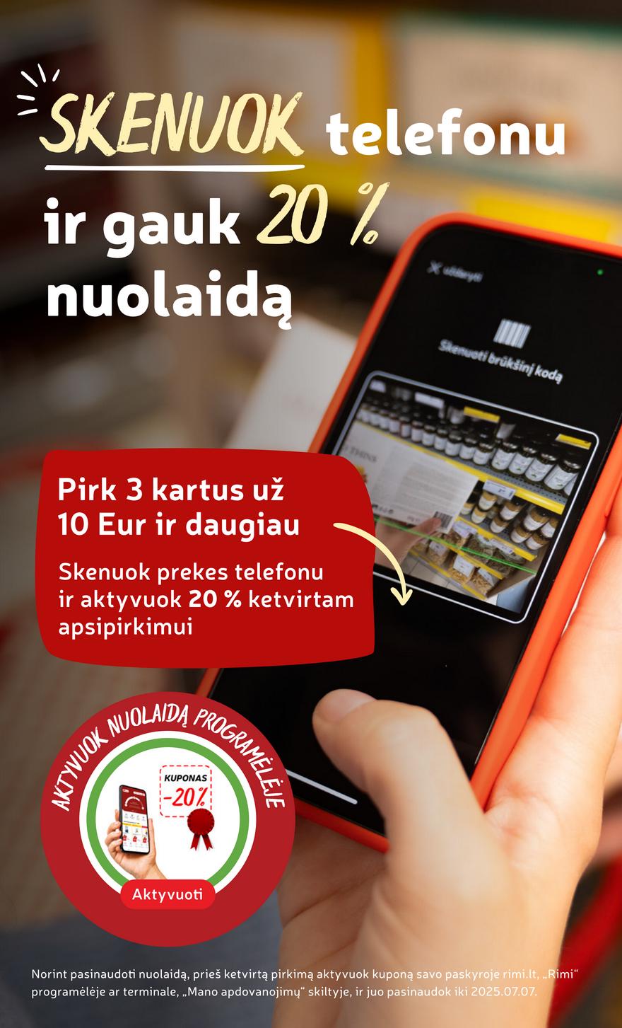 Rimi savaitinis leidinys 26 akcijos nuo 
  2025-06-24 iki 
  2025-06-30 | Leidinukas.lt puslapis 28