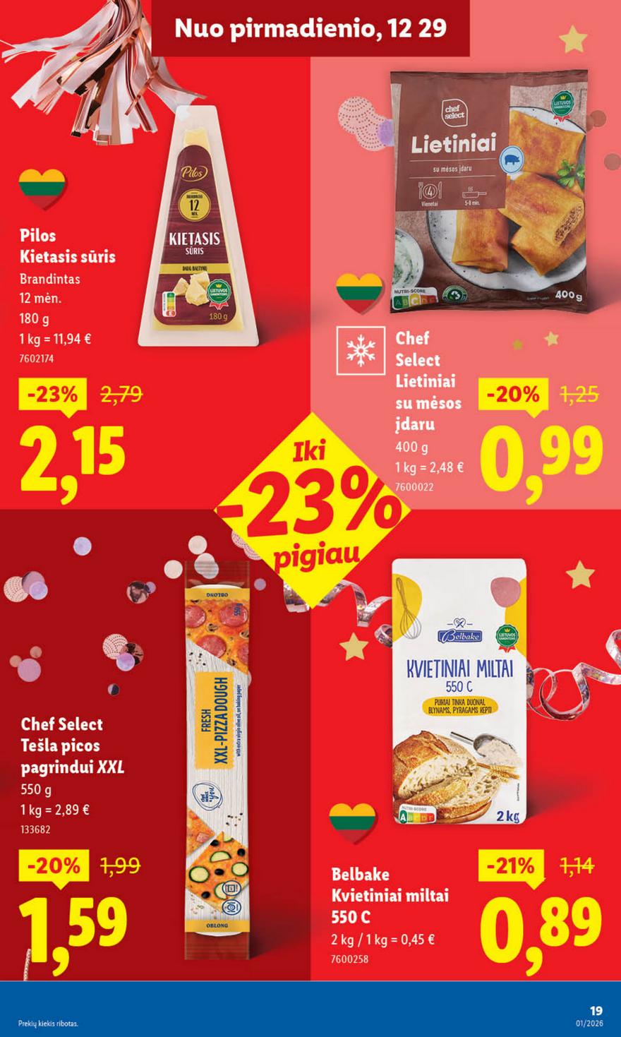 Lidl leidinys akcijos nuo 
  2025-12-29 iki 
  2026-01-04 | Leidinukas.lt puslapis 19