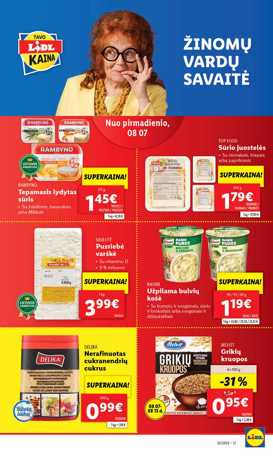 Lidl pasiūlymai akcijos nuo 
  2023-08-07 iki 
  2023-08-13 | Leidinukas.lt puslapis 10