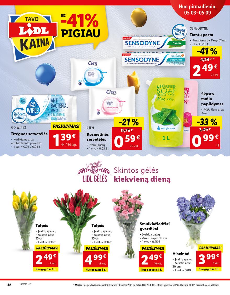 Lidl maisto prekių pasiūlymai akcijos nuo 
  2021-05-03 iki 
  2021-05-09 | Leidinukas.lt puslapis 32
