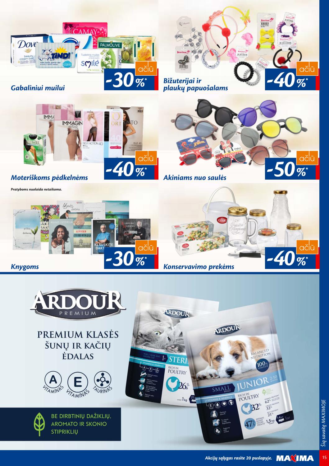Maxima kaininis leidinys akcijos nuo 
  2019-08-27 iki 
  2019-09-02 | Leidinukas.lt puslapis 15