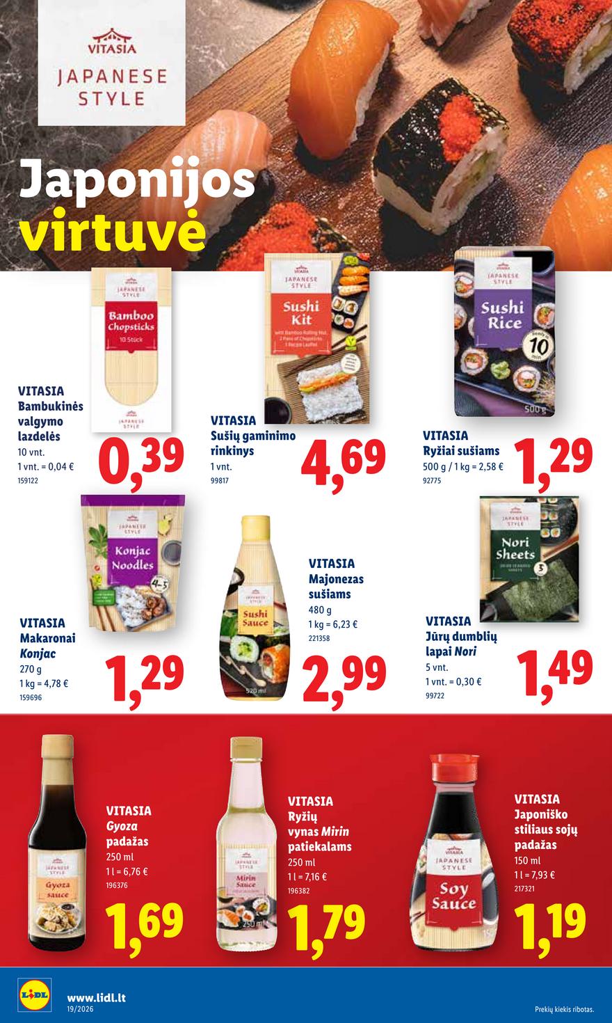 Lidl leidinys akcijos nuo 
  2026-05-04 iki 
  2026-05-10 | Leidinukas.lt puslapis 12