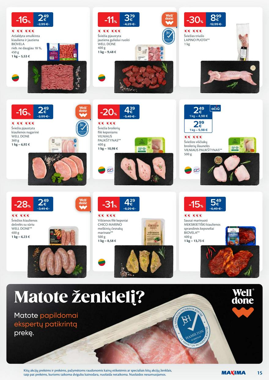 Maxima savaitinis leidinys akcijos nuo
2024-09-03 iki
2024-09-09 | Leidinukas.lt puslapis 15