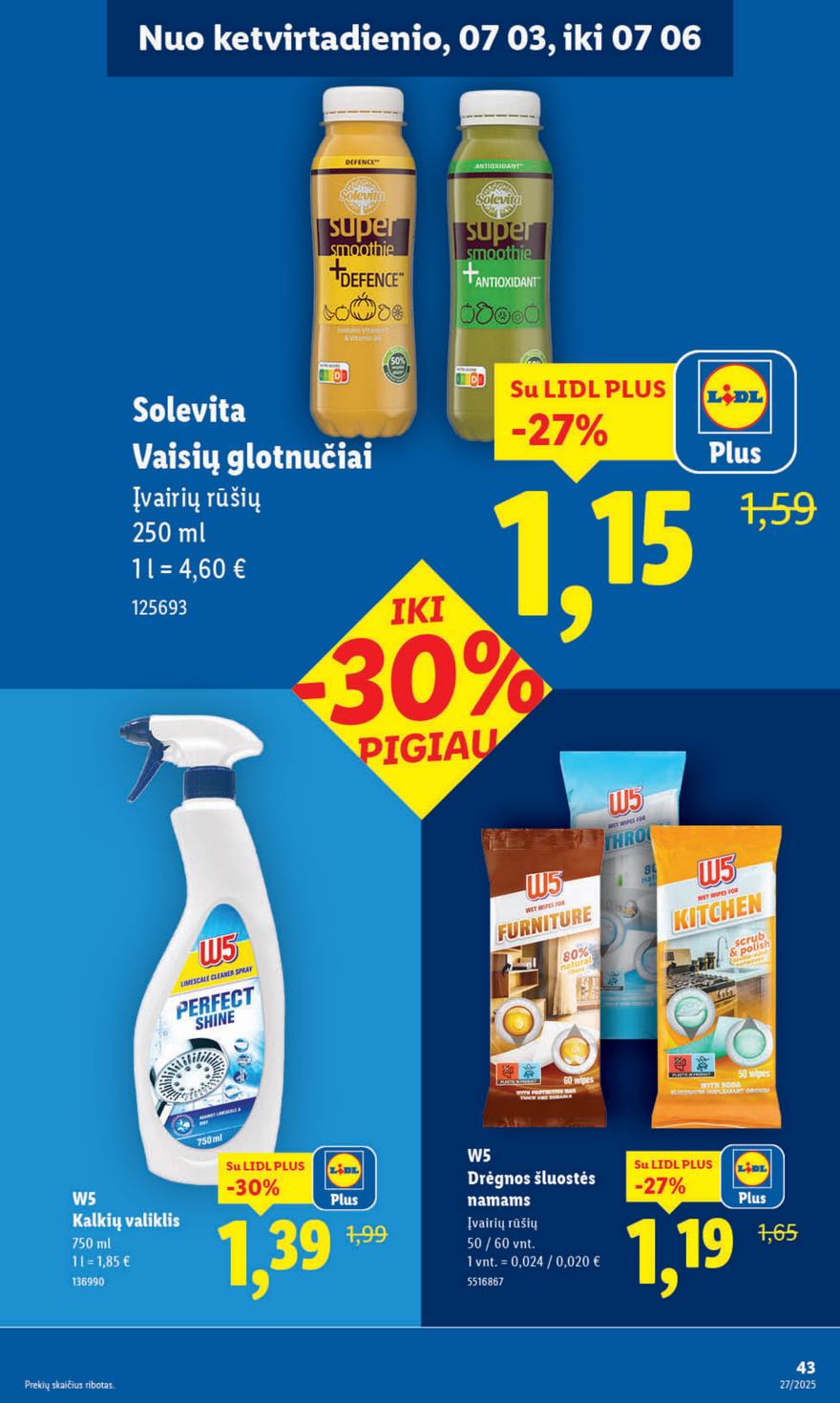 Lidl leidinys akcijos nuo 
  2025-06-30 iki 
  2025-07-06 | Leidinukas.lt puslapis 45