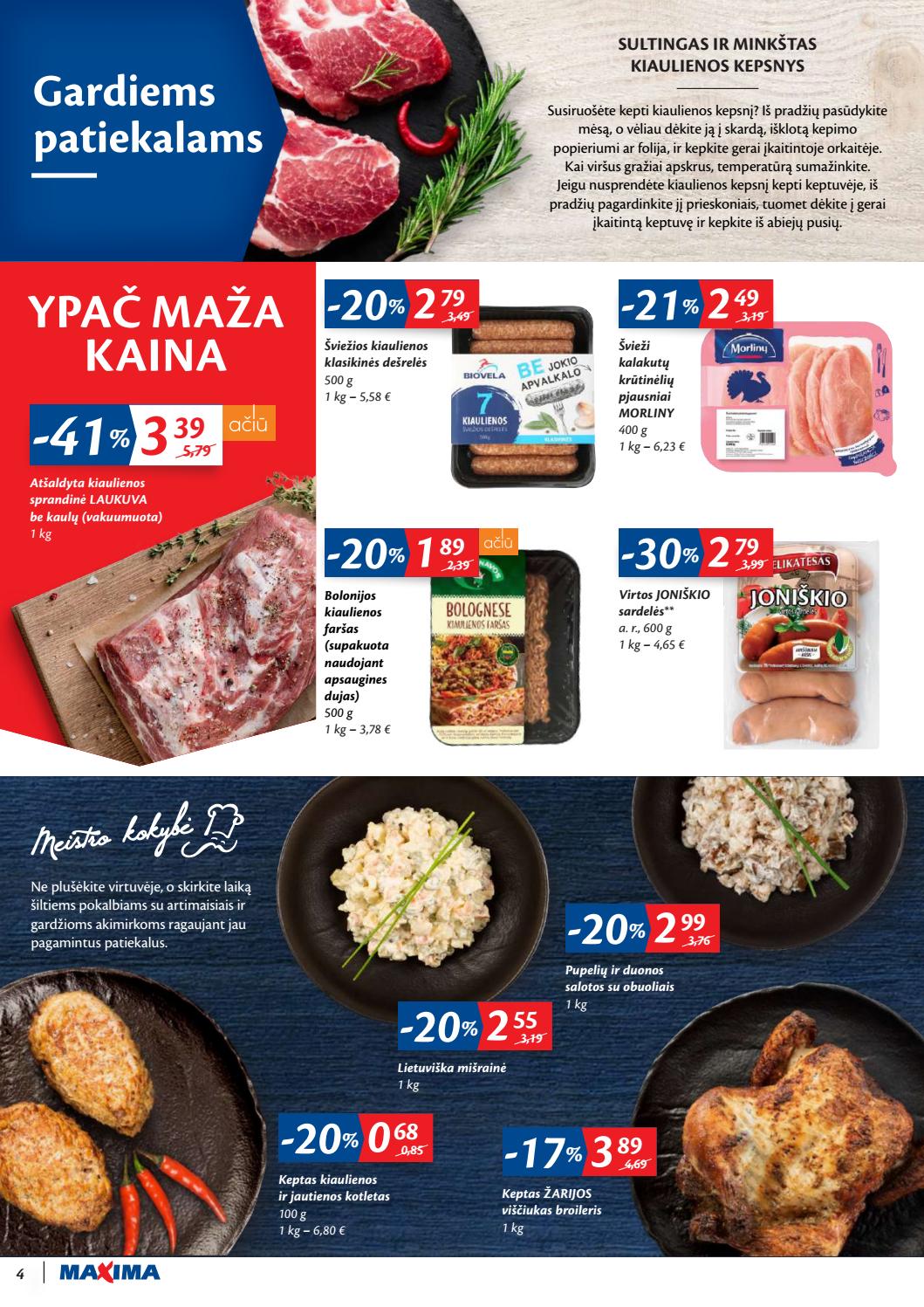 Maxima kaininis leidinys akcijos nuo 
  2019-10-08 iki 
  2019-10-14 | Leidinukas.lt puslapis 4