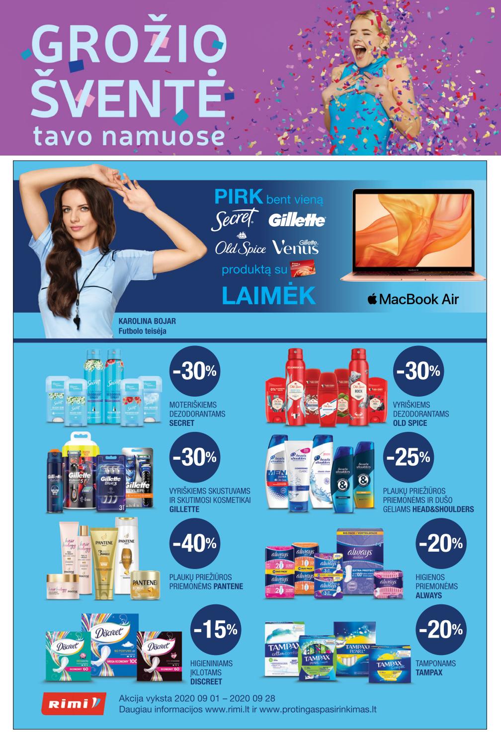 Rimi savaitinis leidinys akcijos nuo 
  2020-09-15 iki 
  2020-09-21 | Leidinukas.lt puslapis 5