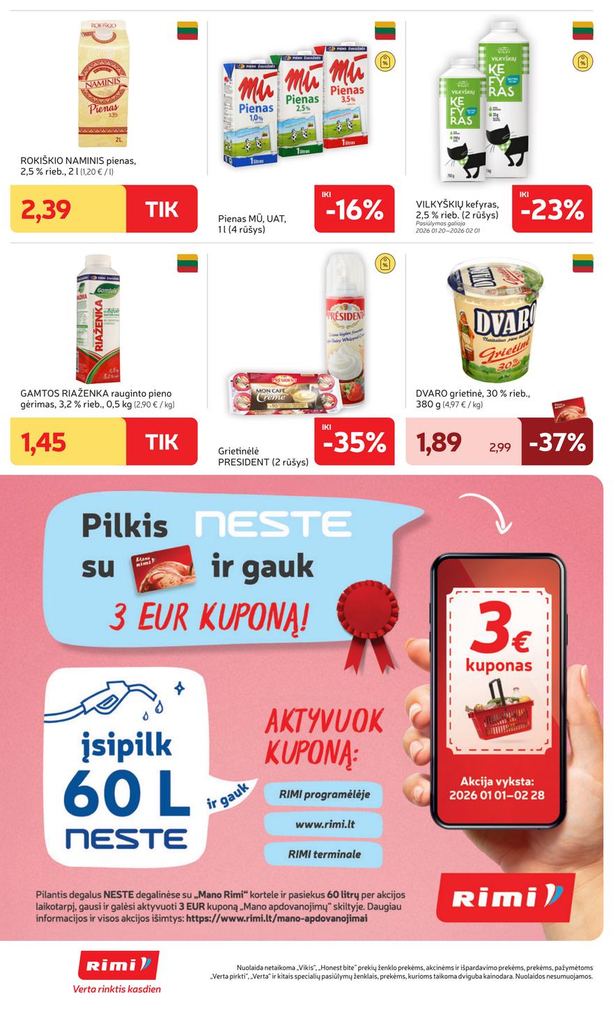 Rimi leidinys akcijos nuo 
  2026-01-20 iki 
  2026-01-26 | Leidinukas.lt puslapis 16