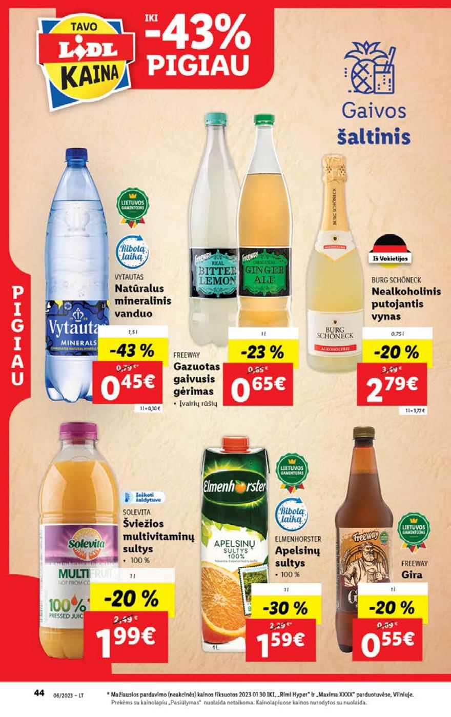 Lidl pasiūlymai akcijos nuo 
  2023-02-06 iki 
  2023-02-12 | Leidinukas.lt puslapis 42