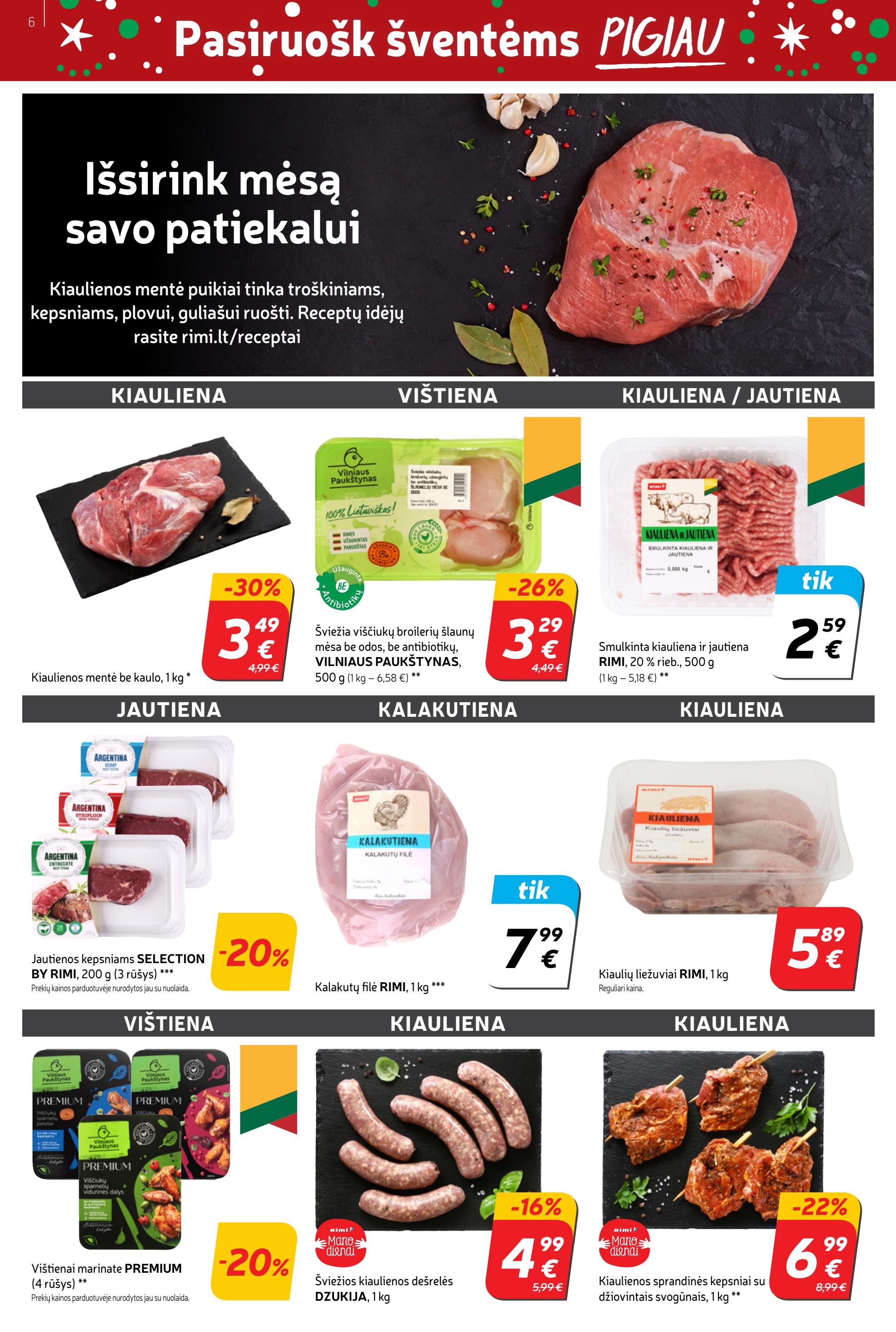 Rimi savaitinis leidinys akcijos nuo 
  2022-11-22 iki 
  2022-11-28 | Leidinukas.lt puslapis 6