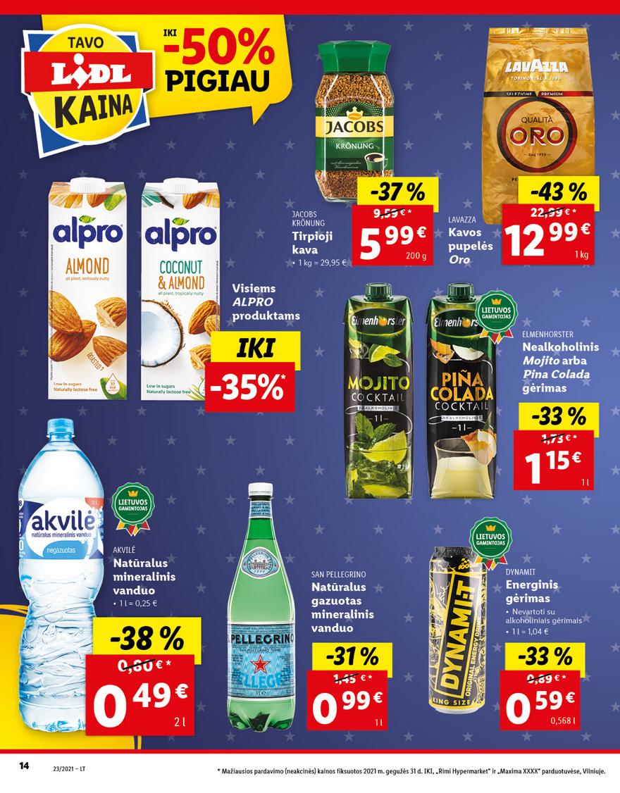 Lidl maisto prekių pasiūlymai akcijos nuo 
  2021-06-07 iki 
  2021-06-13 | Leidinukas.lt puslapis 14