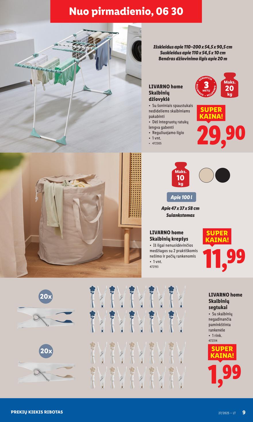Lidl ne maisto leidinys akcijos nuo 
  2025-06-30 iki 
  2025-07-06 | Leidinukas.lt puslapis 9