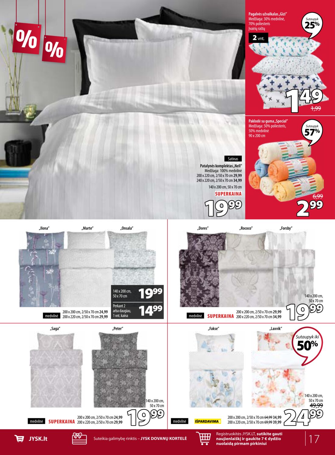 Jysk leidinys akcijos nuo 
  2019-06-18 iki 
  2019-06-24 | Leidinukas.lt puslapis 17
