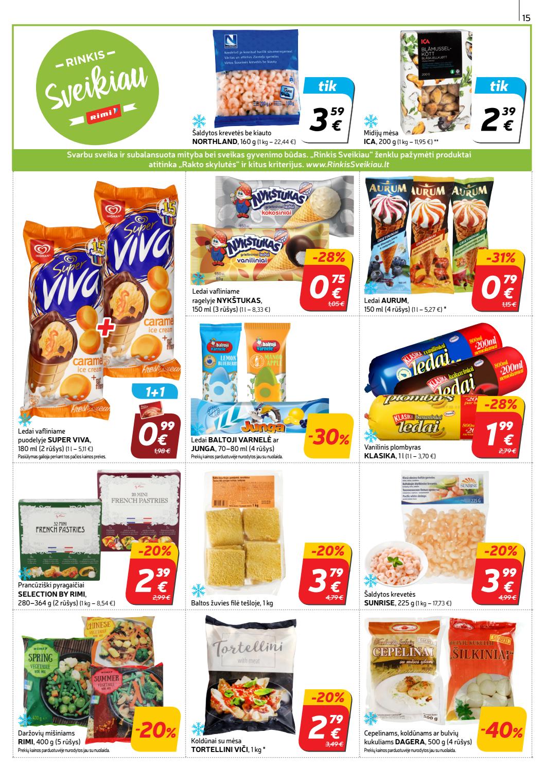 Rimi savaitinis leidinys akcijos nuo 
  2019-05-28 iki 
  2019-06-03 | Leidinukas.lt puslapis 16