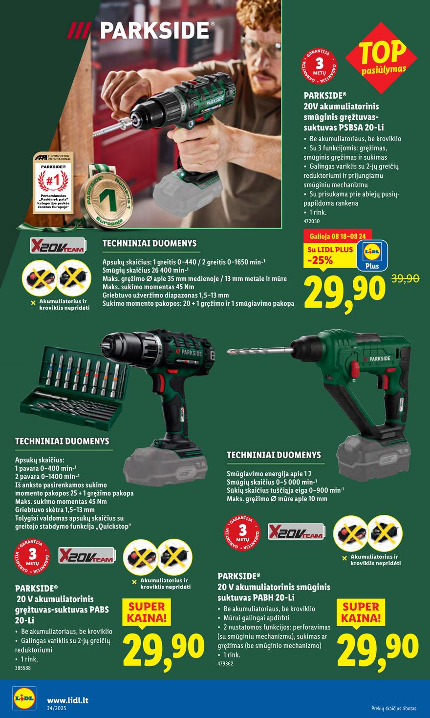Lidl leidinys akcijos nuo 
  2025-08-18 iki 
  2025-08-24 | Leidinukas.lt puslapis 4