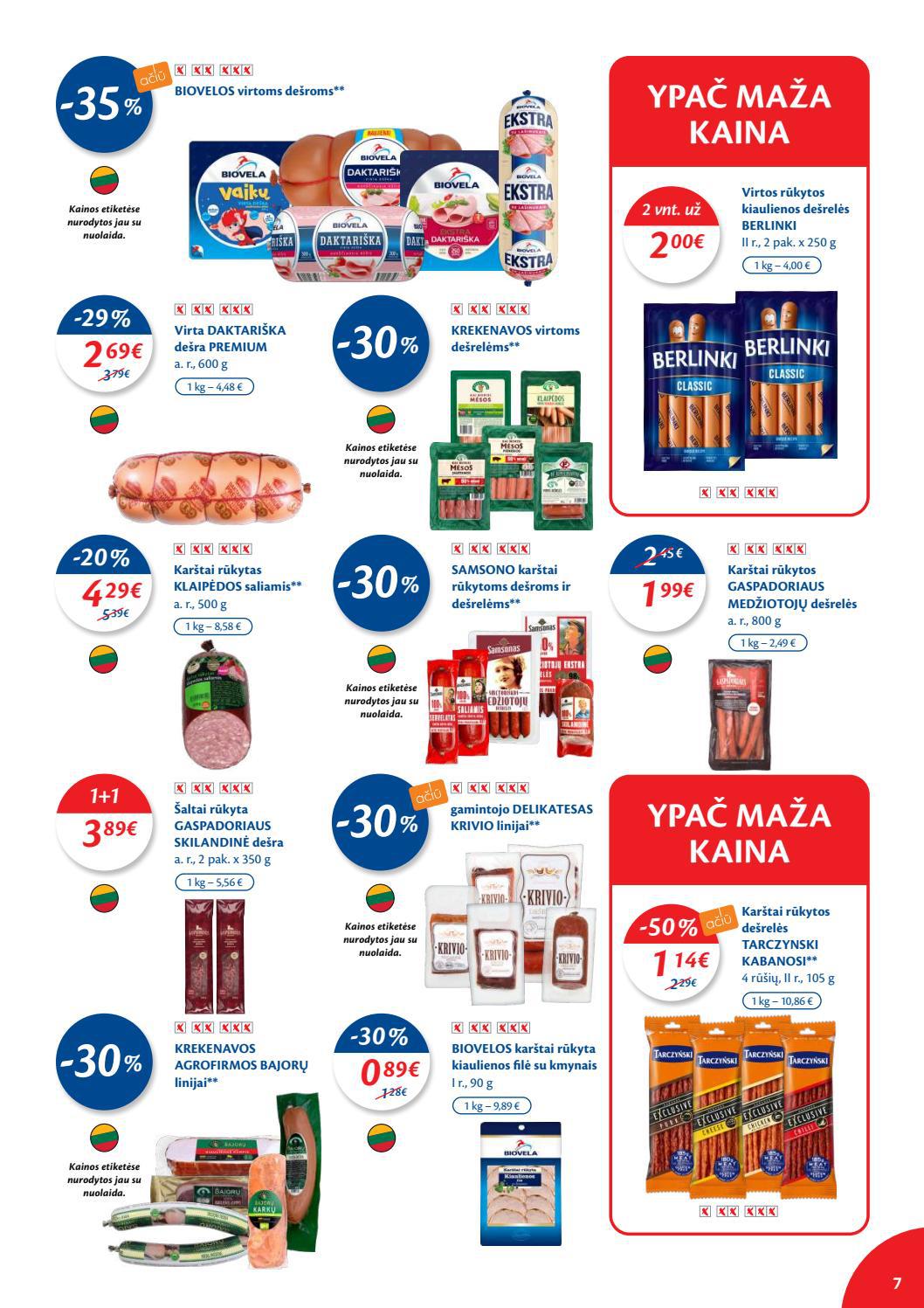 Maxima kaininis leidinys akcijos nuo 
  2022-01-11 iki 
  2022-01-17 | Leidinukas.lt puslapis 7