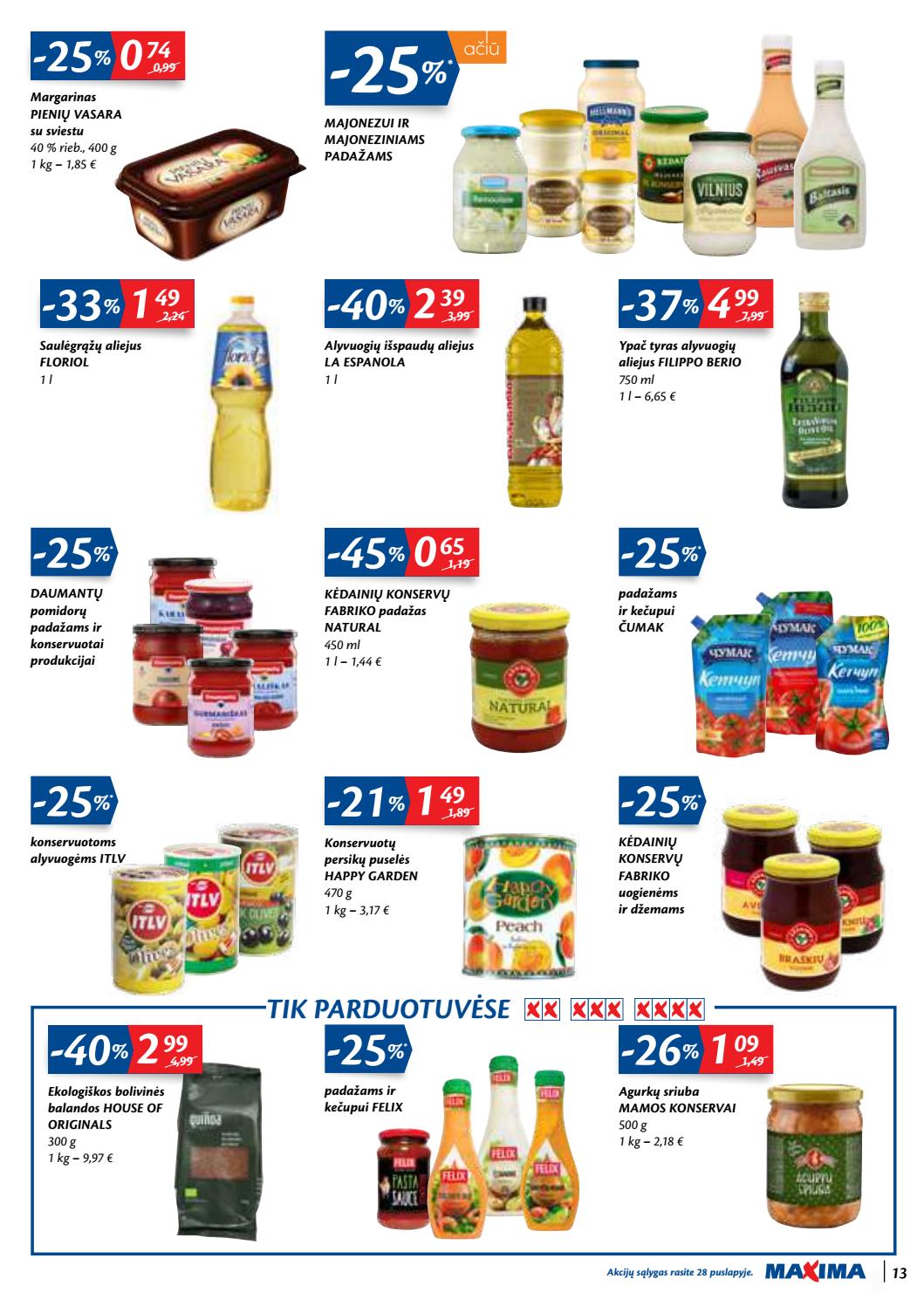 Maxima kaininis leidinys akcijos nuo 
  2020-07-14 iki 
  2020-07-20 | Leidinukas.lt puslapis 13