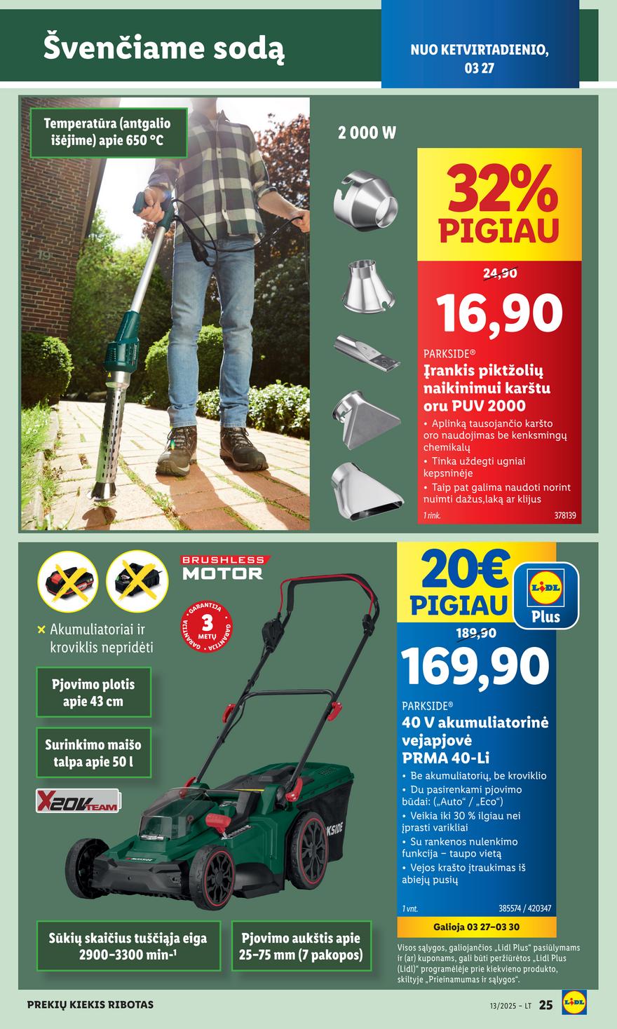 Lidl ne maisto leidinys akcijos nuo 
  2025-03-24 iki 
  2025-03-30 | Leidinukas.lt puslapis 25