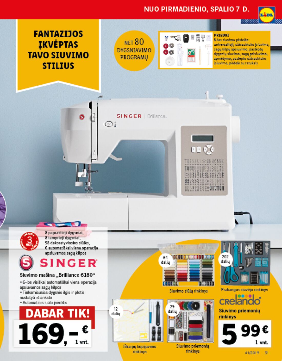 Lidl savaitinis leidinys akcijos nuo 
  2019-10-07 iki 
  2019-10-13 | Leidinukas.lt puslapis 31