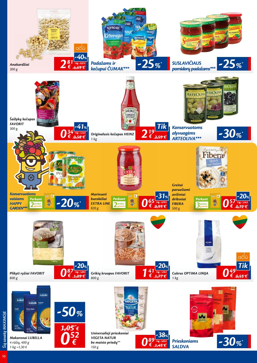 Maxima kaininis leidinys akcijos nuo 
  2019-08-27 iki 
  2019-09-02 | Leidinukas.lt puslapis 10