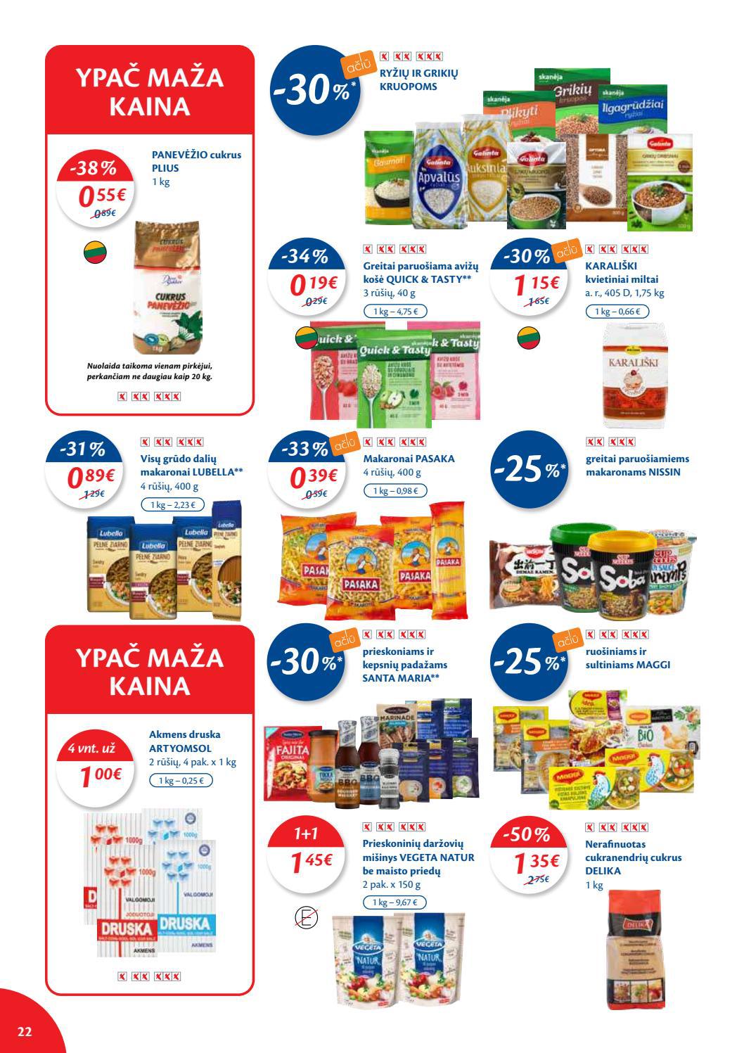 Maxima kaininis leidinys akcijos nuo 
  2021-08-31 iki 
  2021-09-06 | Leidinukas.lt puslapis 22