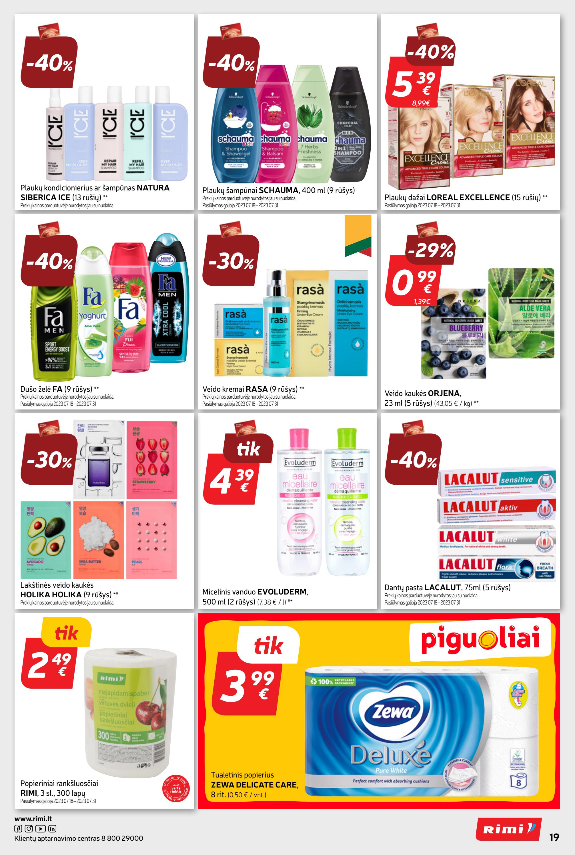 Rimi savaitinis leidinys akcijos nuo 
  2023-07-18 iki 
  2023-07-24 | Leidinukas.lt puslapis 19