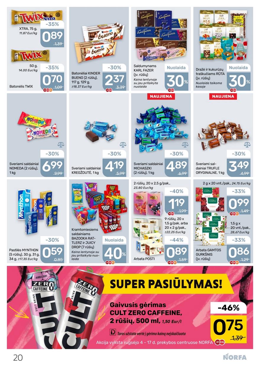 Norfos leidinys akcijos nuo 
  2025-09-04 iki 
  2025-09-17 | Leidinukas.lt puslapis 20