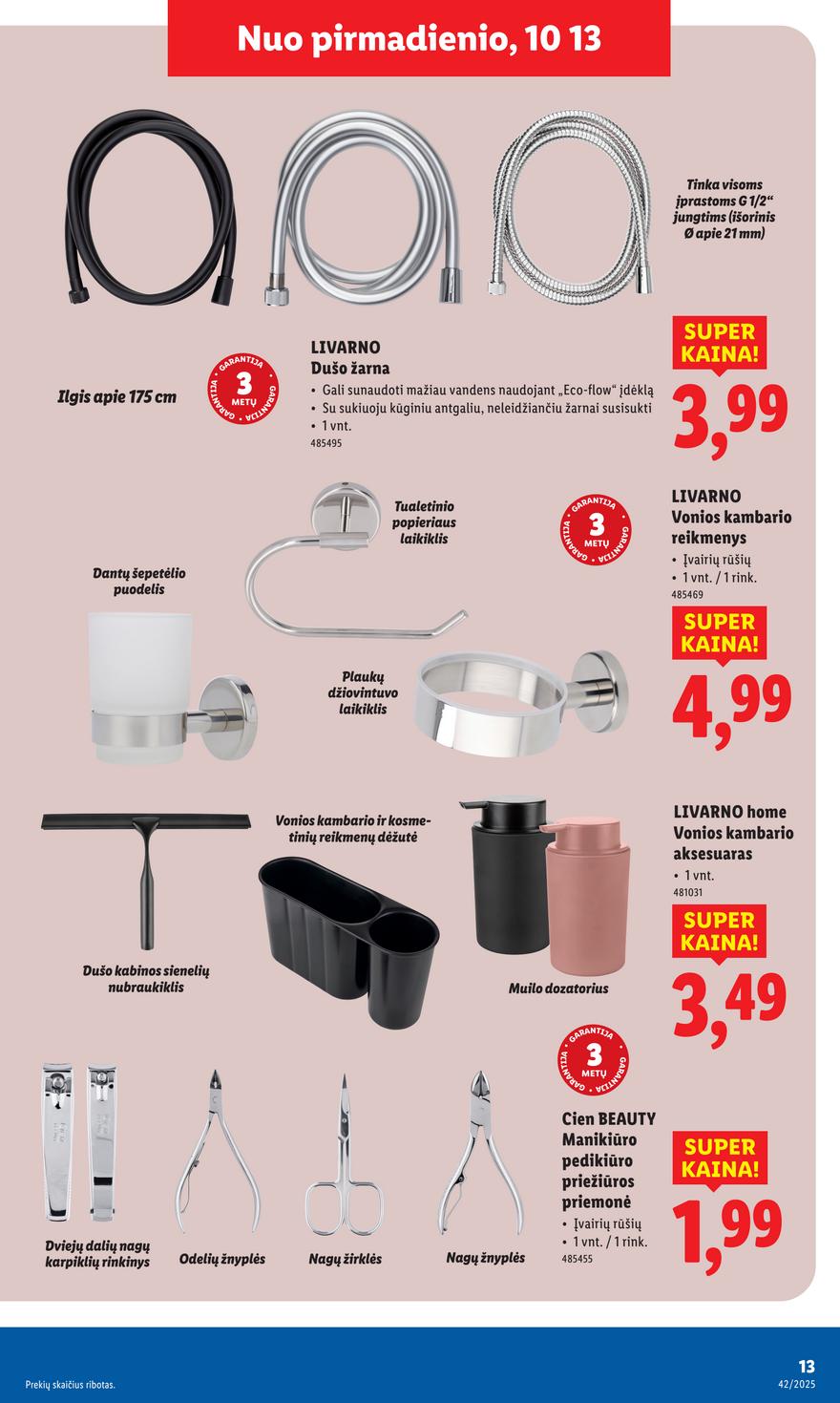 Lidl leidinys akcijos nuo 
  2025-10-13 iki 
  2025-10-19 | Leidinukas.lt puslapis 13