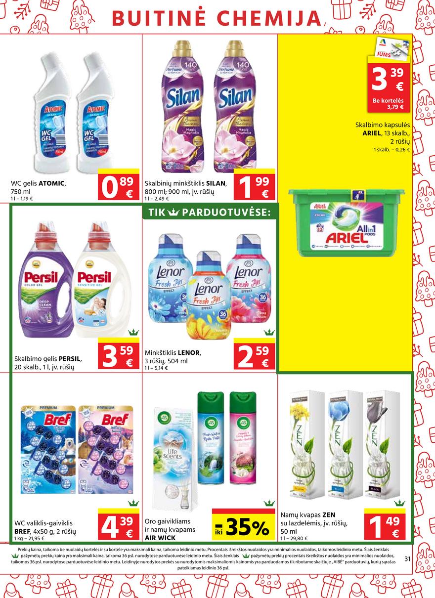 Aibė pasiūlymai akcijos nuo 
  2021-12-09 iki 
  2022-01-04 | Leidinukas.lt puslapis 31