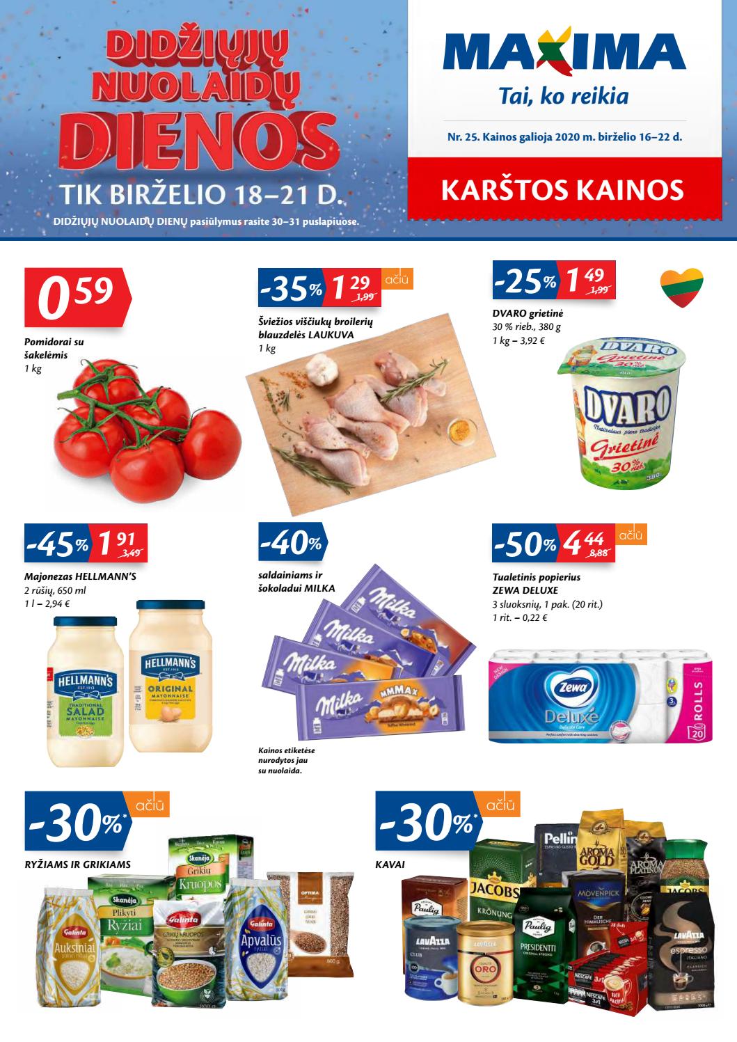 Maxima kaininis leidinys akcijos nuo 
  2020-06-16 iki 
  2020-06-22 | Leidinukas.lt puslapis 1