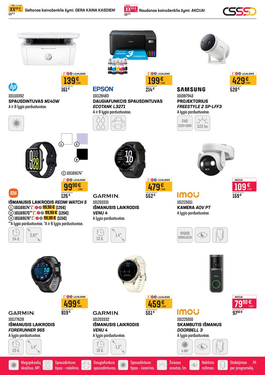 Senukai leidinys akcijos nuo 
  2026-06-03 iki 
  2026-06-29 | Leidinukas.lt puslapis 31