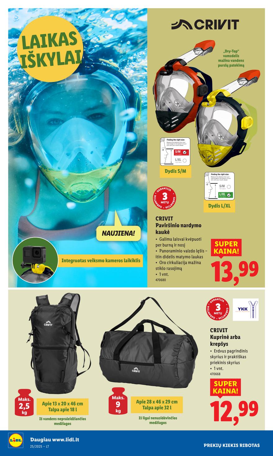 Lidl ne maisto leidinys akcijos nuo 
  2025-06-16 iki 
  2025-06-22 | Leidinukas.lt puslapis 14