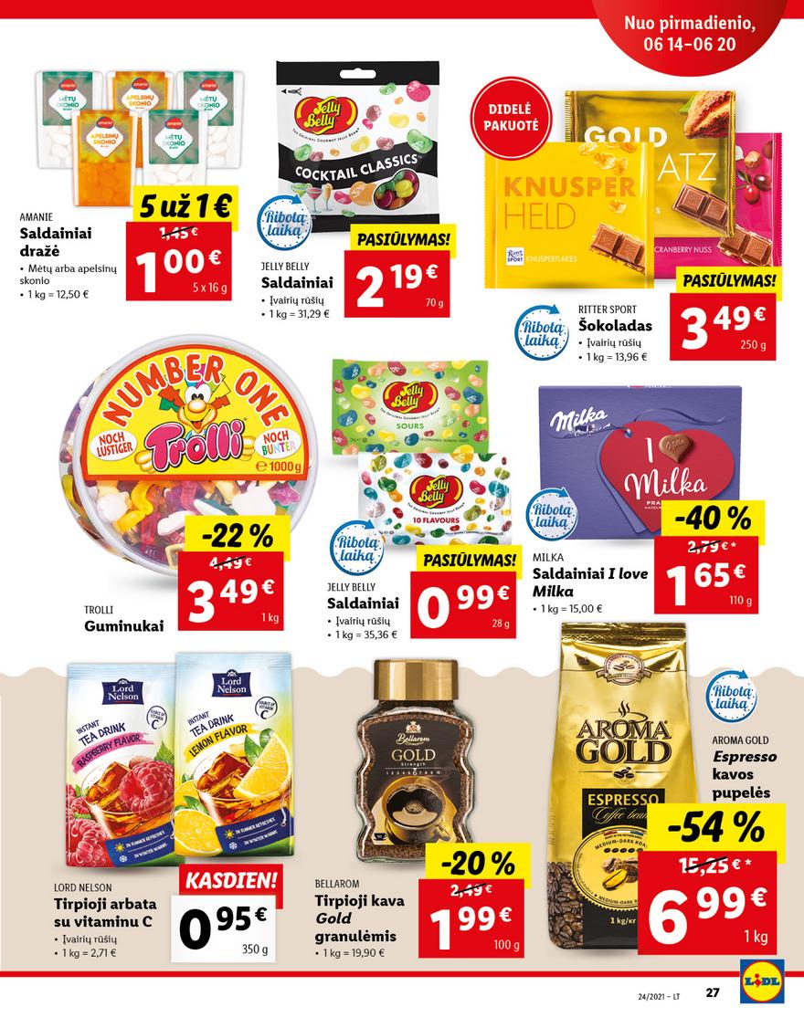 Lidl maisto prekių pasiūlymai akcijos nuo 
  2021-06-14 iki 
  2021-06-20 | Leidinukas.lt puslapis 27