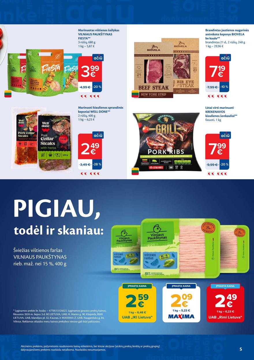 Maxima leidinys akcijos nuo 
  2026-07-14 iki 
  2026-07-20 | Leidinukas.lt puslapis 5