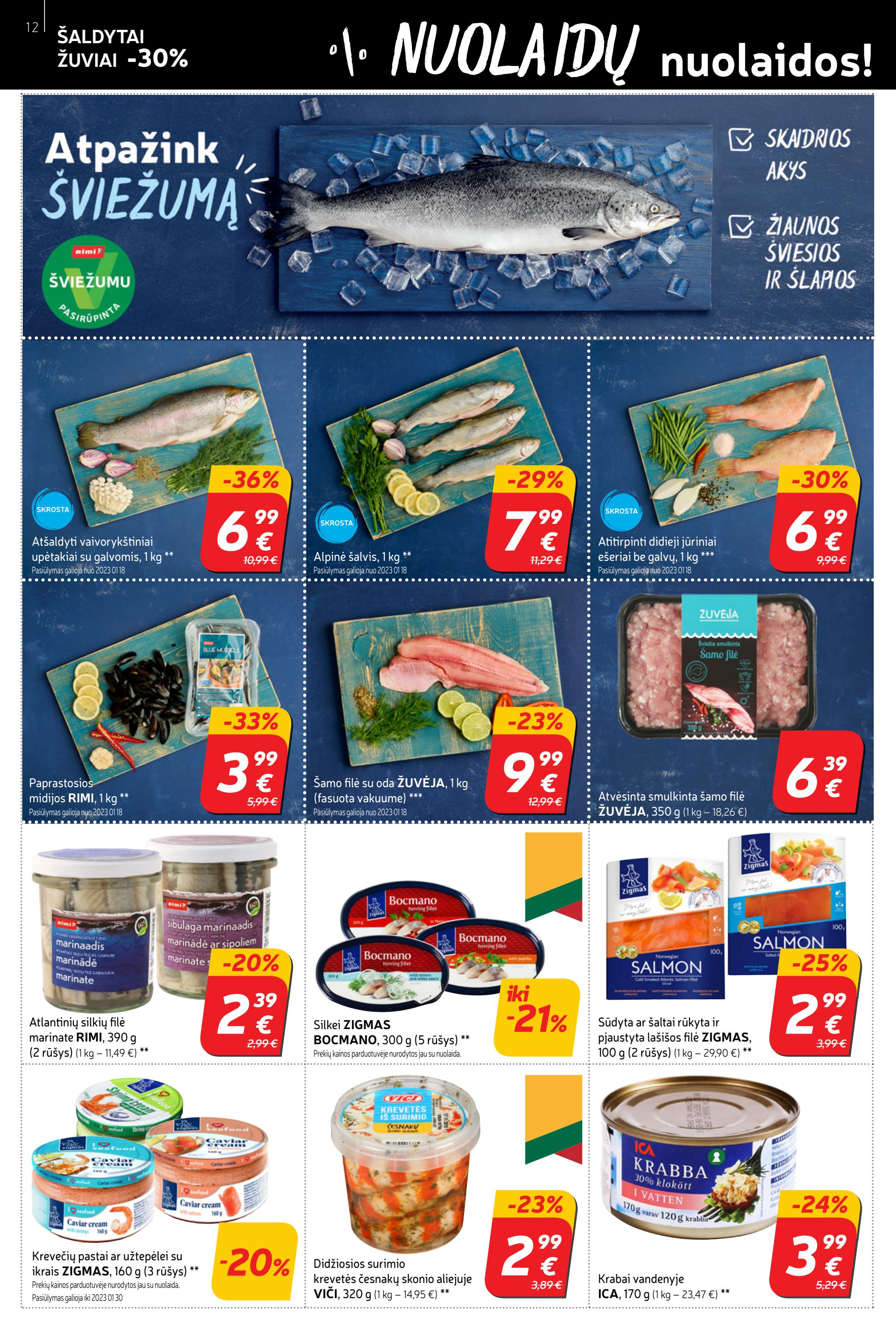 Rimi savaitinis leidinys akcijos nuo 
  2023-01-17 iki 
  2023-01-23 | Leidinukas.lt puslapis 12