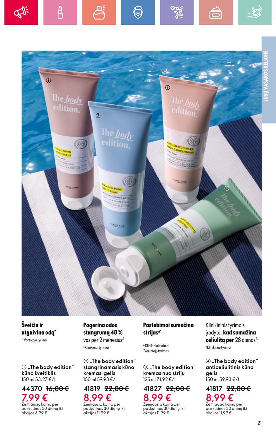 Oriflame katalogas akcijos nuo 
  2025-06-22 iki 
  2025-07-12 | Leidinukas.lt puslapis 21