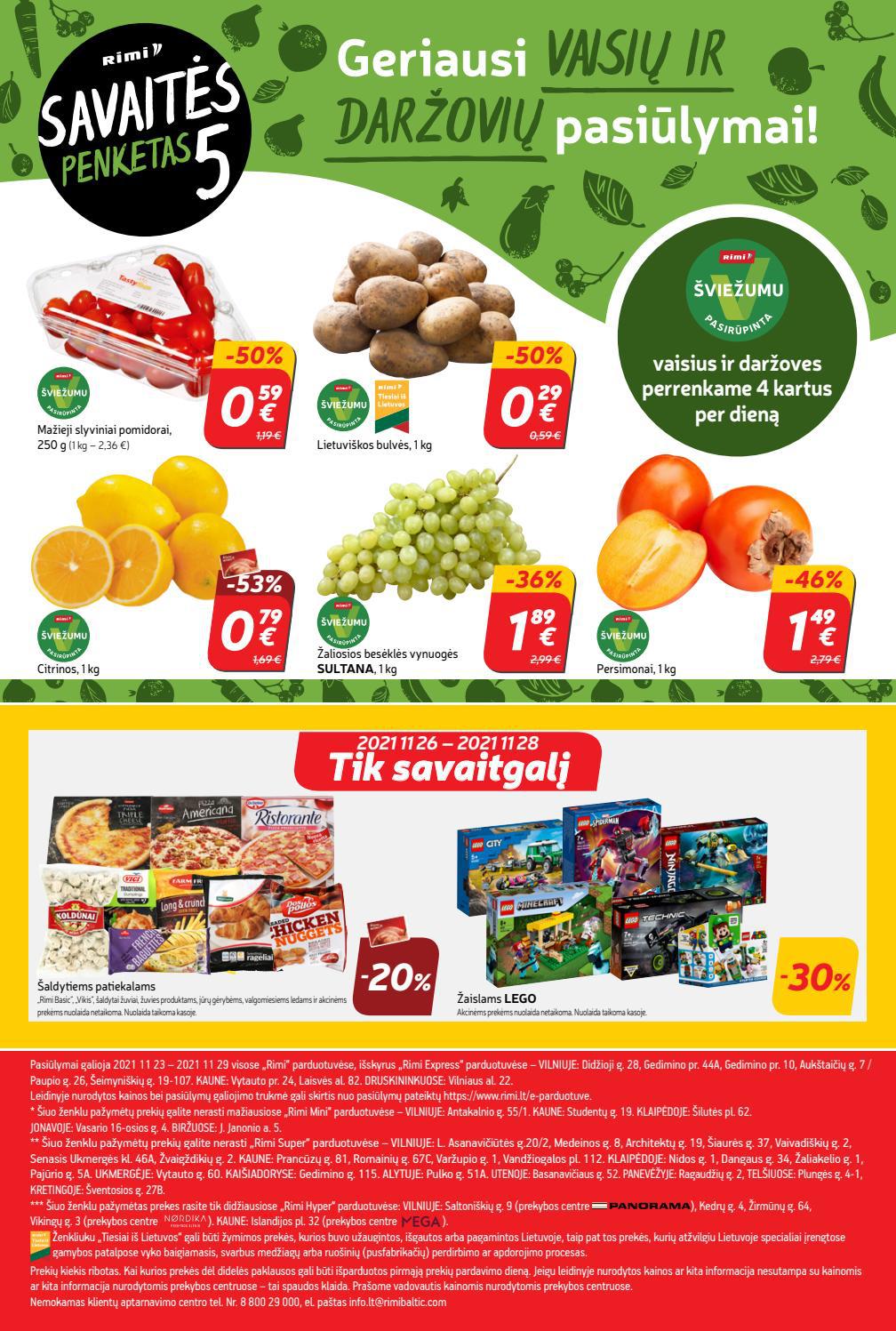 Rimi savaitinis leidinys akcijos nuo 
  2021-11-23 iki 
  2021-11-29 | Leidinukas.lt puslapis 24