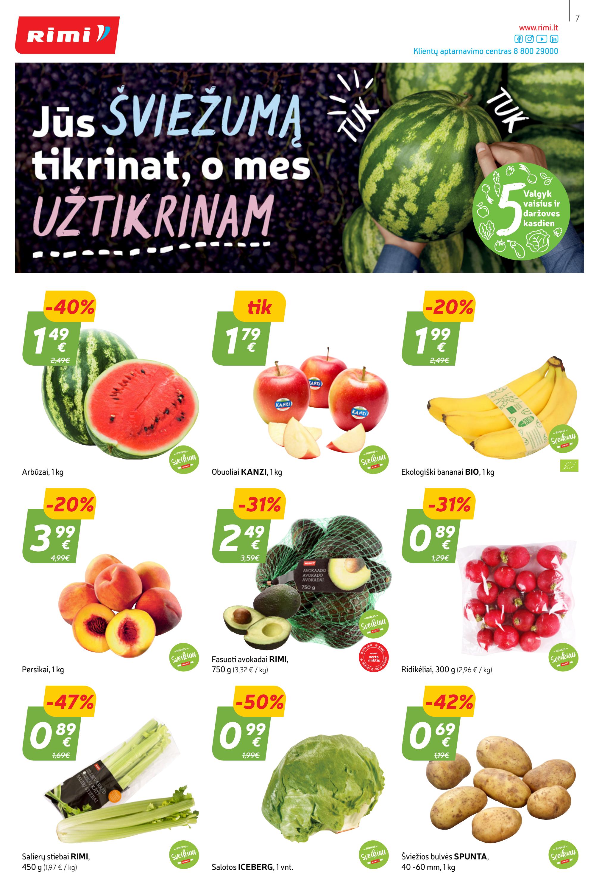 Rimi savaitinis leidinys akcijos nuo 
  2023-05-16 iki 
  2023-05-22 | Leidinukas.lt puslapis 7