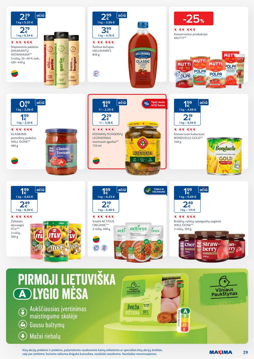 Maxima leidinys akcijos nuo 
  2025-10-28 iki 
  2025-11-03 | Leidinukas.lt puslapis 29