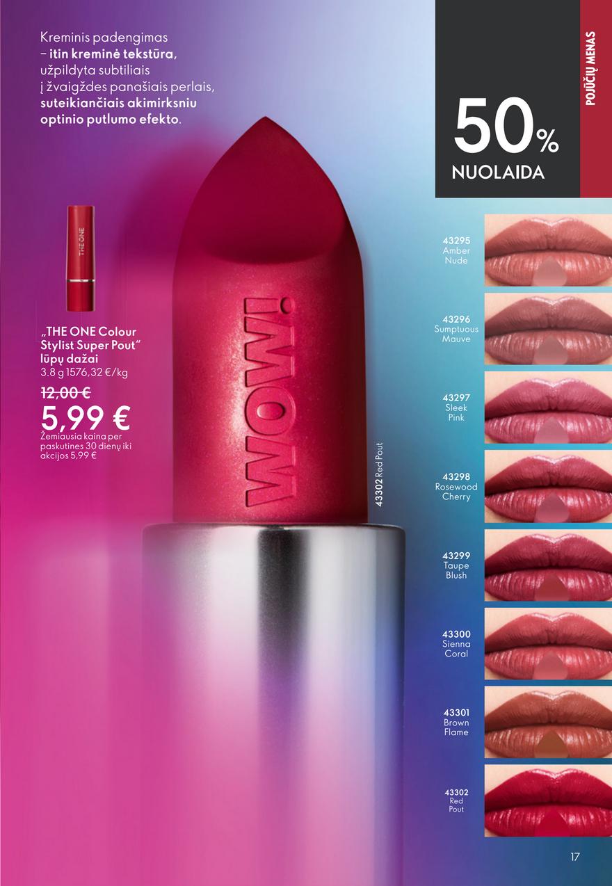 Oriflame katalogas akcijos nuo 
  2026-04-22 iki 
  2026-05-12 | Leidinukas.lt puslapis 17