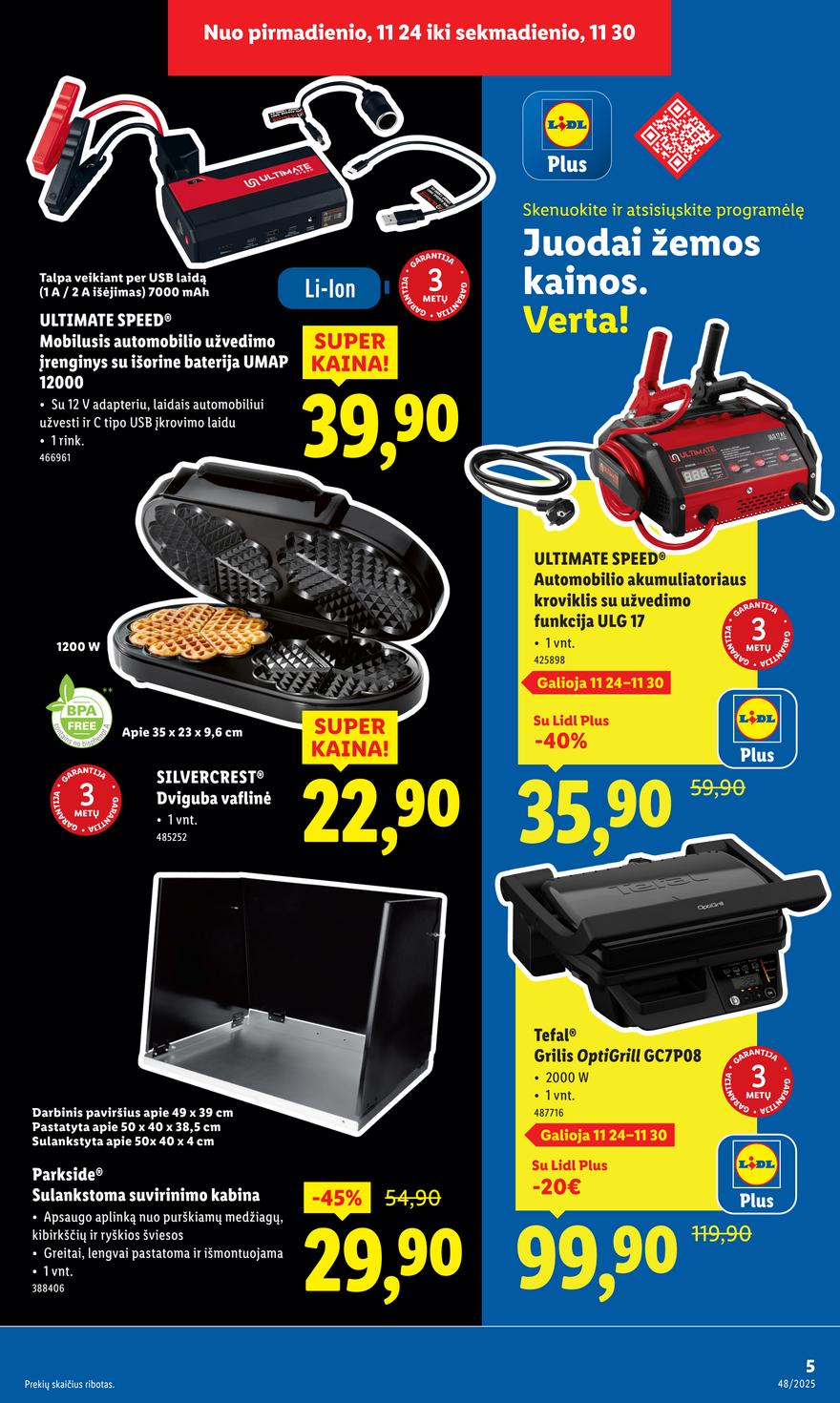 Lidl leidinys akcijos nuo 
  2025-11-24 iki 
  2025-11-30 | Leidinukas.lt puslapis 5