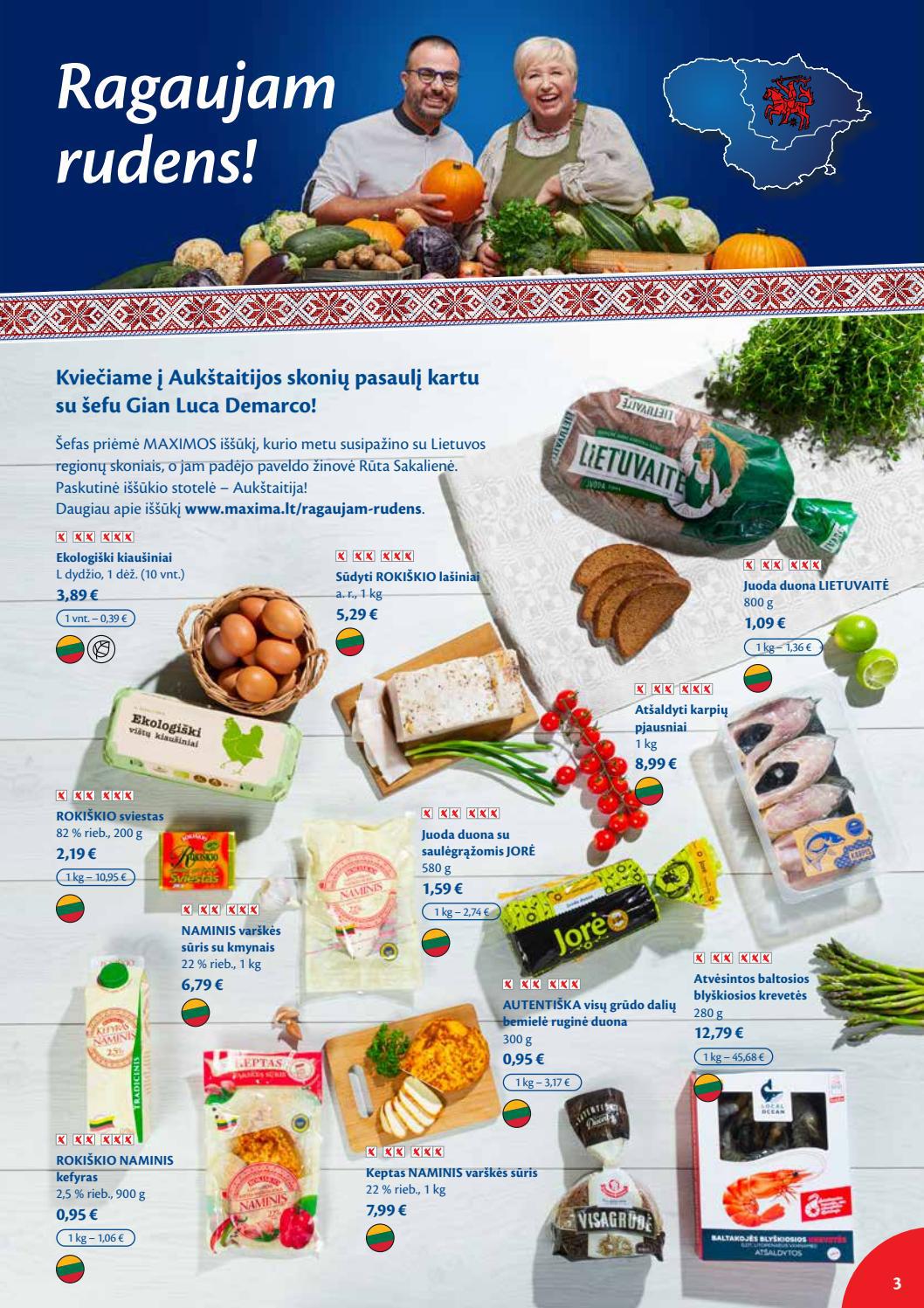 Maxima kaininis leidinys akcijos nuo 
  2021-10-05 iki 
  2021-10-11 | Leidinukas.lt puslapis 3