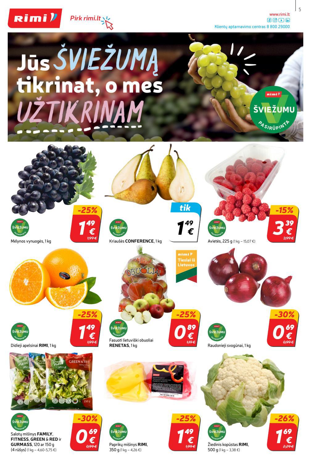 Rimi savaitinis leidinys akcijos nuo 
  2022-01-04 iki 
  2022-01-10 | Leidinukas.lt puslapis 5