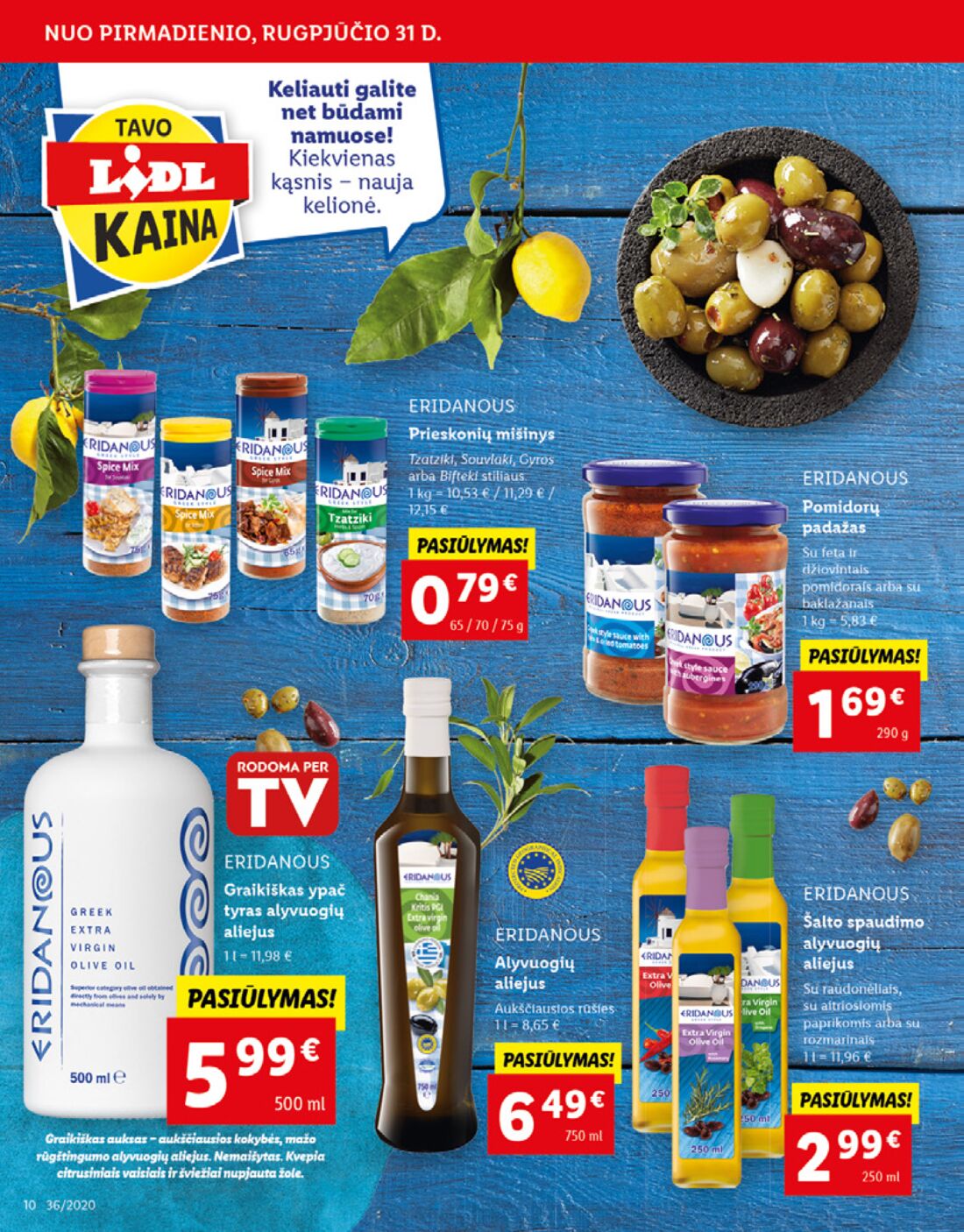 Lidl savaitinis leidinys akcijos nuo 
  2020-08-31 iki 
  2020-09-06 | Leidinukas.lt puslapis 10