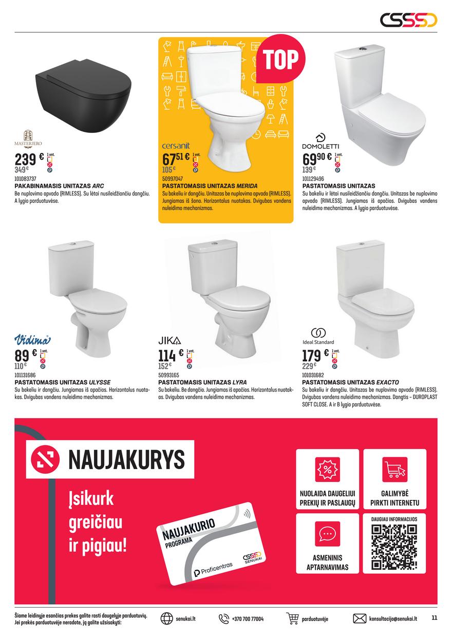 Senukai leidinys akcijos nuo 
  2025-09-18 iki 
  2025-10-13 | Leidinukas.lt puslapis 11