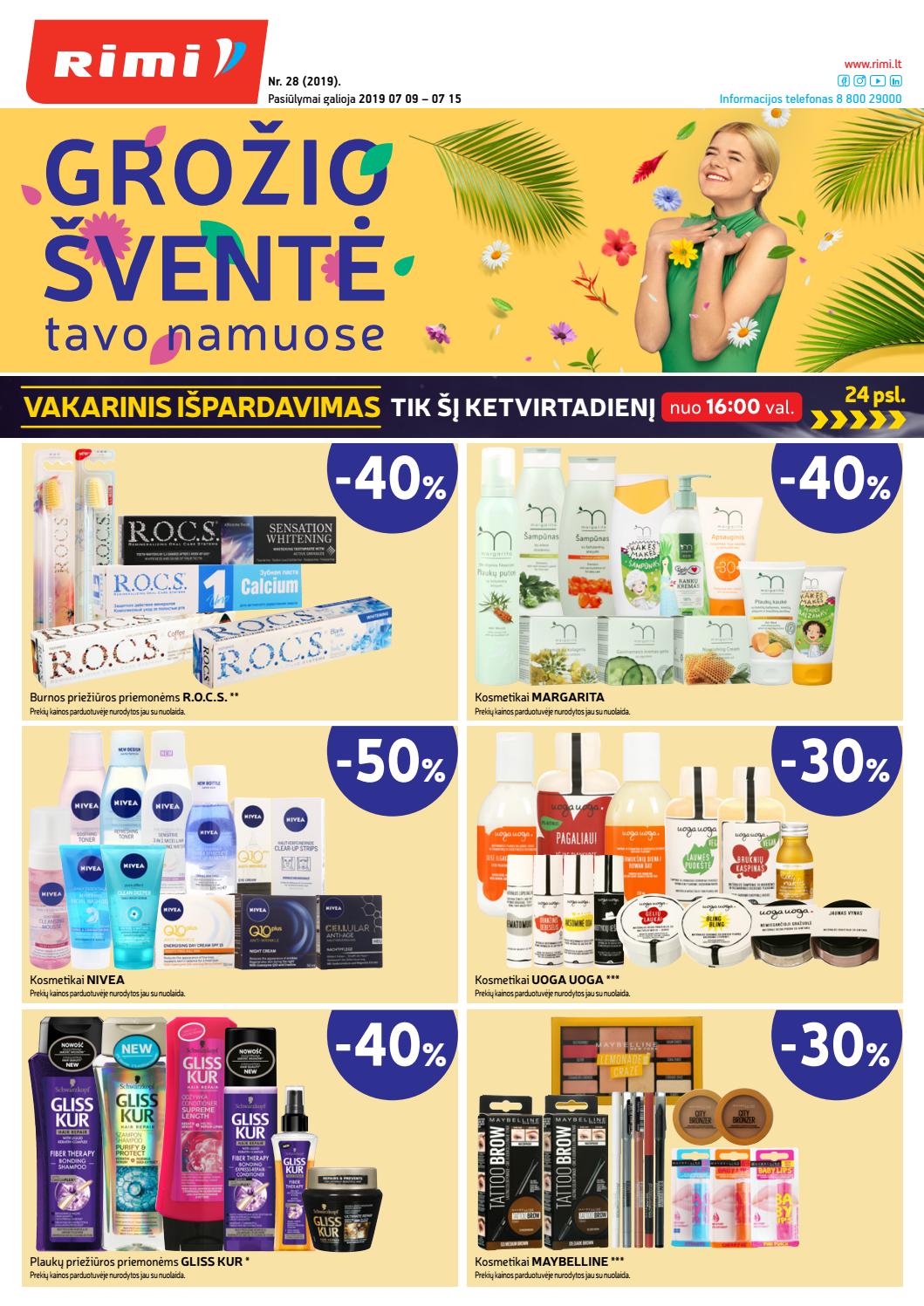 Rimi savaitinis leidinys akcijos nuo 
  2019-07-09 iki 
  2019-07-15 | Leidinukas.lt puslapis 1