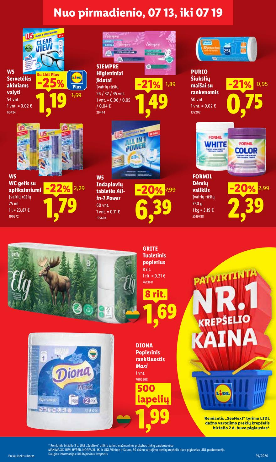Lidl leidinys akcijos nuo 
  2026-07-13 iki 
  2026-07-19 | Leidinukas.lt puslapis 23