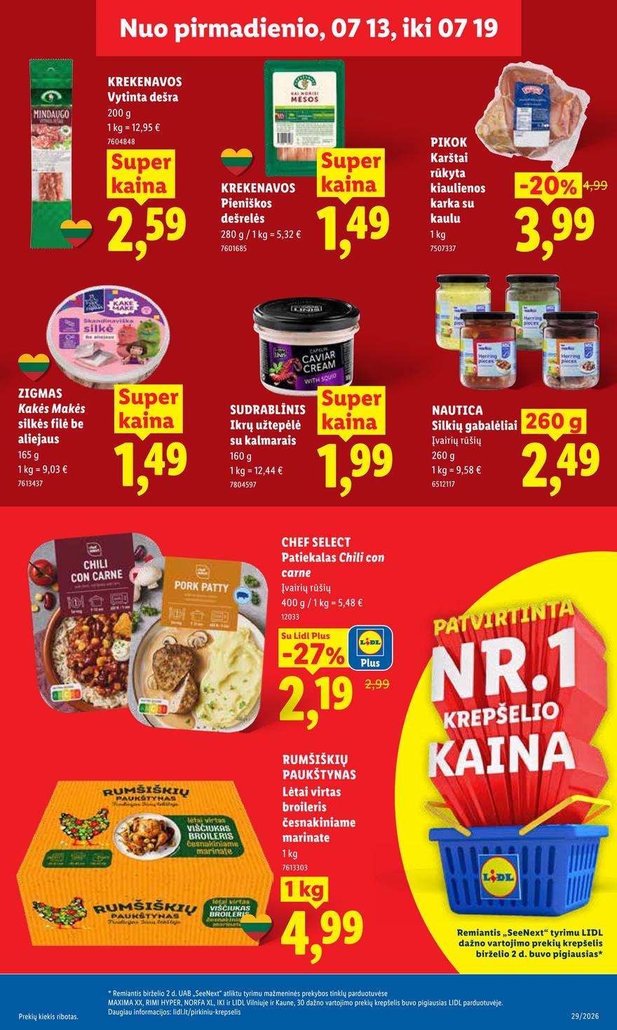 Lidl leidinys akcijos nuo 
  2026-07-13 iki 
  2026-07-19 | Leidinukas.lt puslapis 17