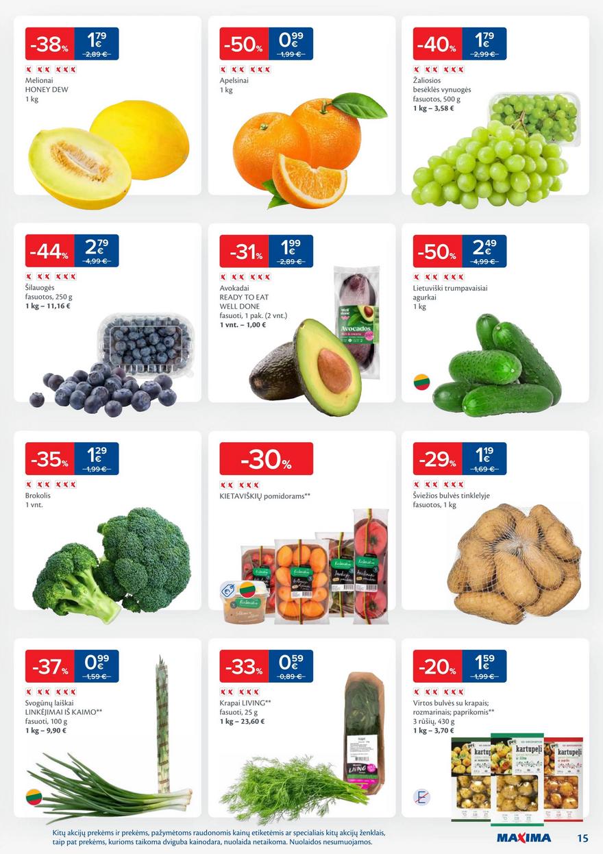 Maxima savaitinis leidinys 22 akcijos nuo 
  2025-05-27 iki 
  2025-06-02 | Leidinukas.lt puslapis 15